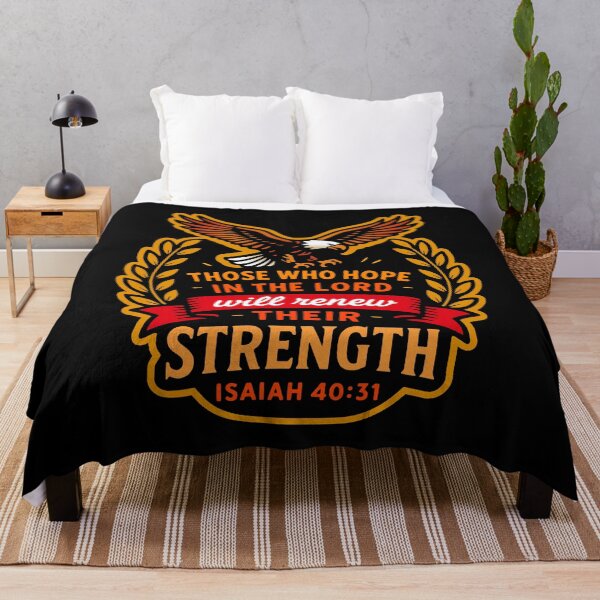 Item preview, Isaiah 40:31 Those Who Hope In The LORD Will Renew Their Strength designed and sold by plushism.