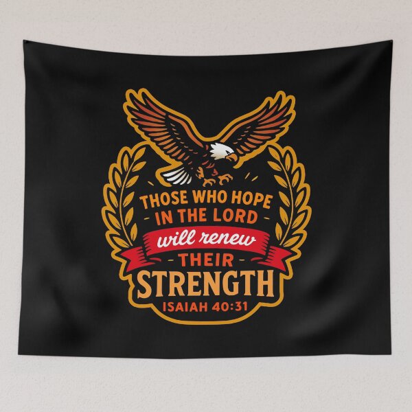 Item preview, Isaiah 40:31 Those Who Hope In The LORD Will Renew Their Strength designed and sold by plushism.