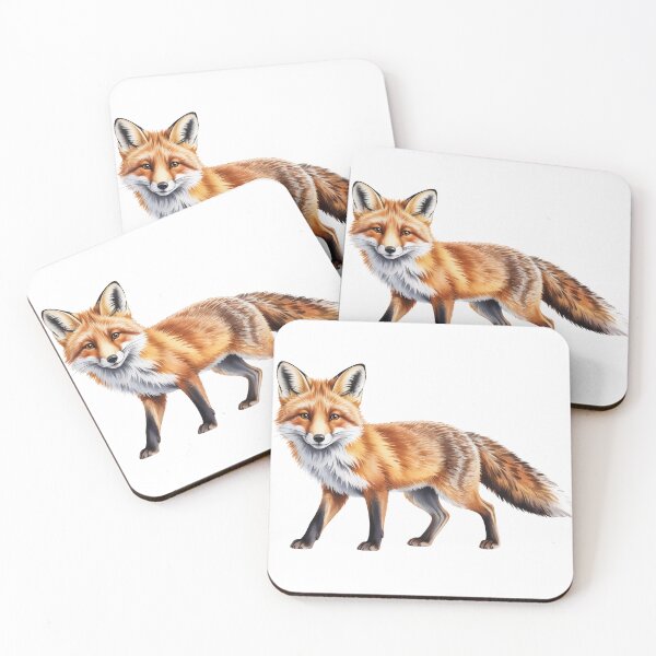 Item preview, Realistic Red Fox Wall Art – Woodland Animal Illustration designed and sold by vk09.