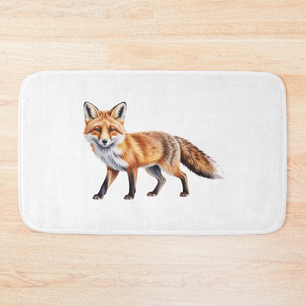 Item preview, Realistic Red Fox Wall Art – Woodland Animal Illustration designed and sold by vk09.