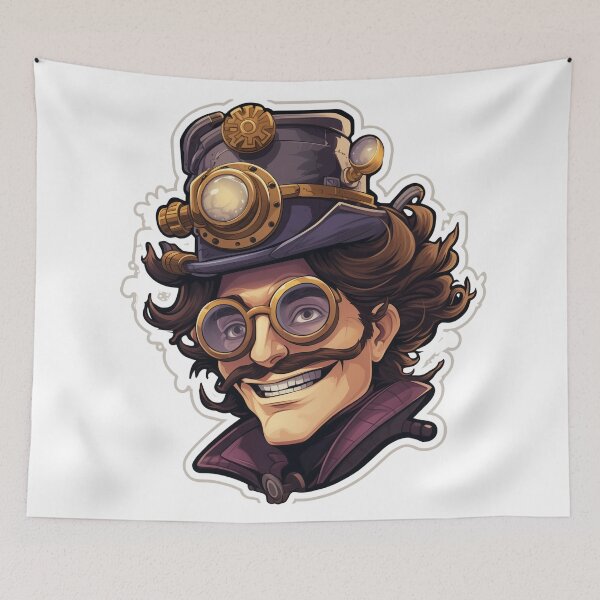Item preview, Steampunk The Mad Inventor designed and sold by RBCreates.