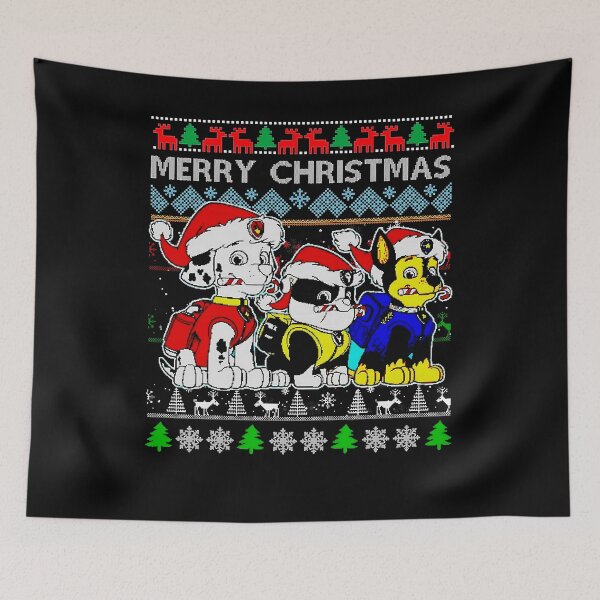 Item preview, Ugly Christmas Cute Dogs Police Team Cartoon Design designed and sold by NOELMAURICIO.