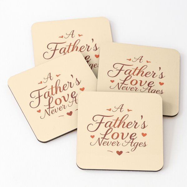Item preview, A Father’s Love Never Ages – Heartfelt Dad Quote Design designed and sold by Wizdem Artworkz.