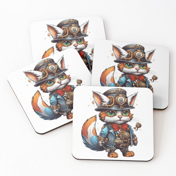 Item preview, Steampunk Fox Adventurer designed and sold by RBCreates.