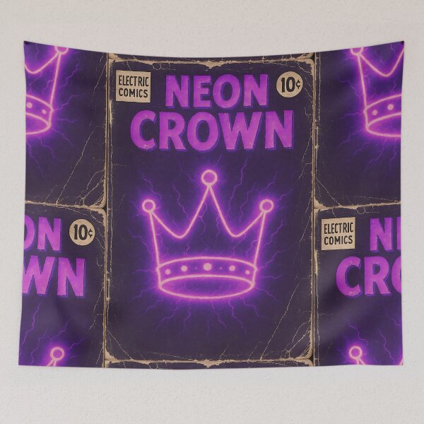 Item preview, Electric Purple: Neon Crown designed and sold by bapupa.