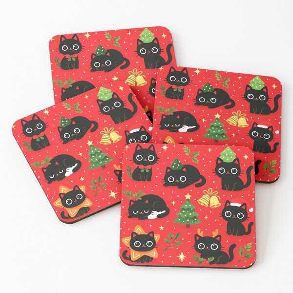 Item preview, Festive Cat in Christmas Cheer designed and sold by Cat-loveparttime.