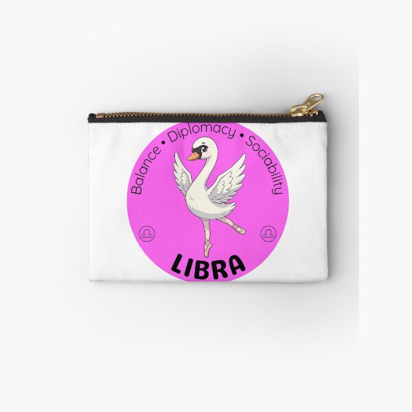 Item preview, Libra Zodiac Swan | Charming Wind Sign Design designed and sold by Pets & Memes & Stuff.
