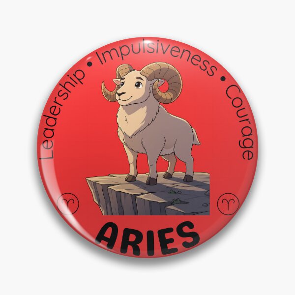 Item preview, Aries Zodiac Ram | Bold Fire Sign Gift designed and sold by Pets & Memes & Stuff.