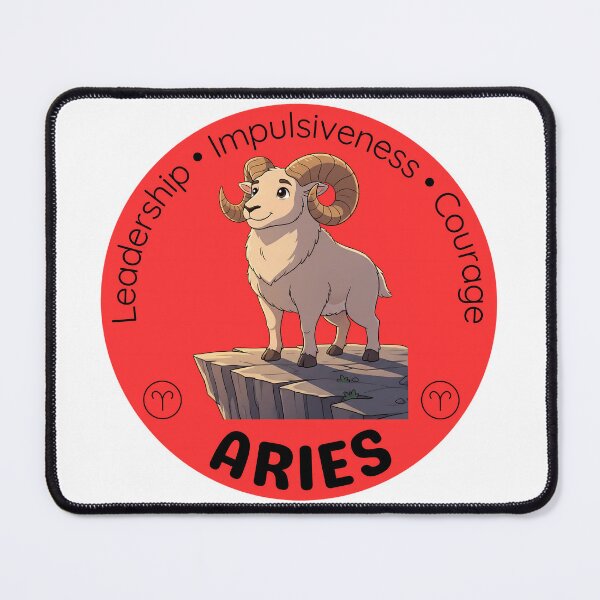 Item preview, Aries Zodiac Ram | Bold Fire Sign Gift designed and sold by Pets & Memes & Stuff.
