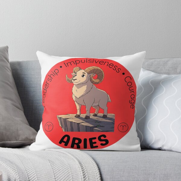 Item preview, Aries Zodiac Ram | Bold Fire Sign Gift designed and sold by Pets & Memes & Stuff.