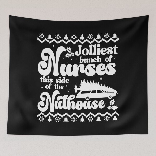 Item preview, Jolliest Bunch of Nurses - Christmas Nurse designed and sold by cloudline-scb.
