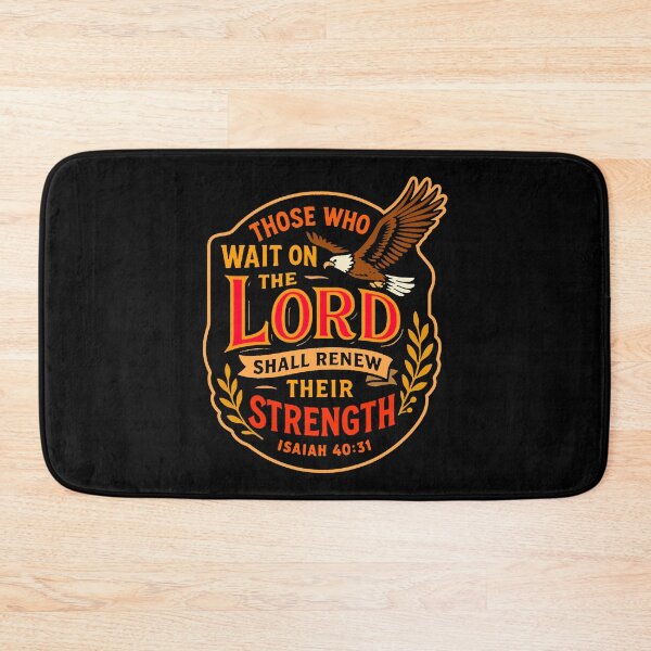 Item preview, Isaiah 40:31 Those Who Wait On The LORD Shall Renew Their Strength designed and sold by plushism.