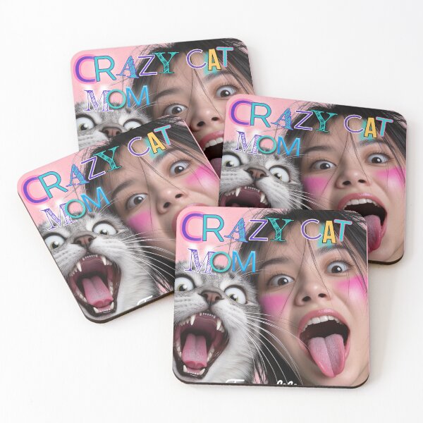 Item preview, Crazy Cat Mom Teen Edition designed and sold by OldDogNewDawn.