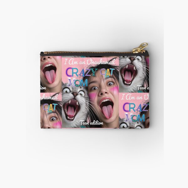 Item preview, Crazy Cat Mom Teen Edition designed and sold by OldDogNewDawn.