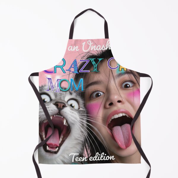 Item preview, Crazy Cat Mom Teen Edition designed and sold by OldDogNewDawn.