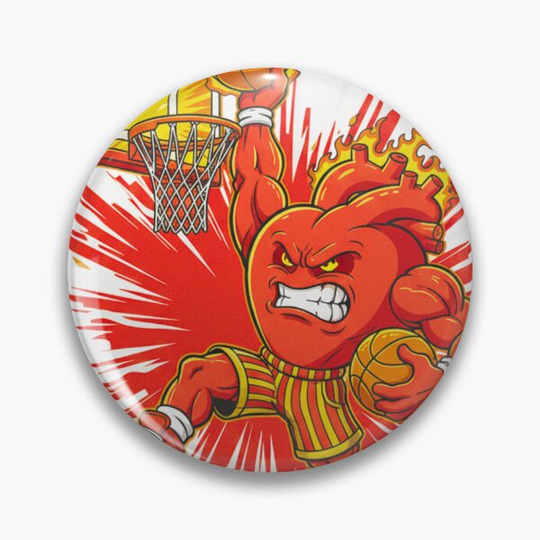Item preview, "Heart on Fire – Slam Dunk Passion" designed and sold by AG Clothing Shop.