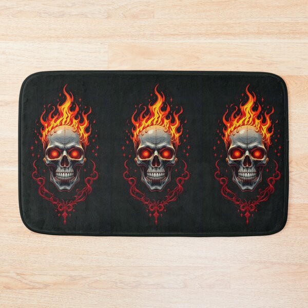 Item preview, Burning Skull designed and sold by Joshuasanga76a.