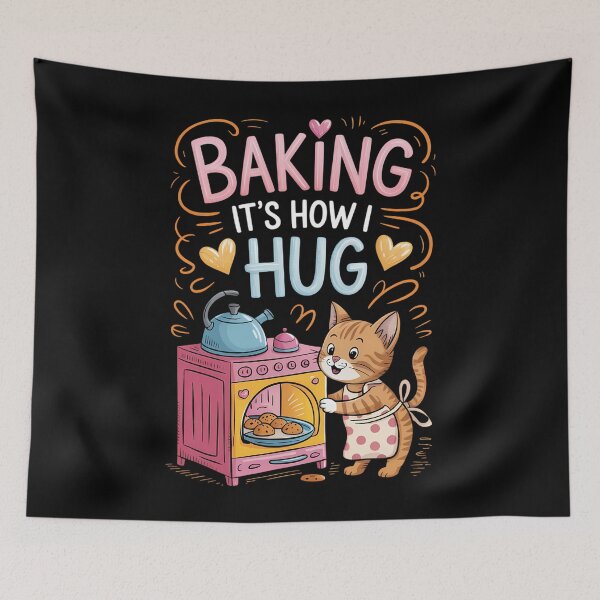 Item preview, Baking Lovers Cute Cat designed and sold by cosmicncozyS.
