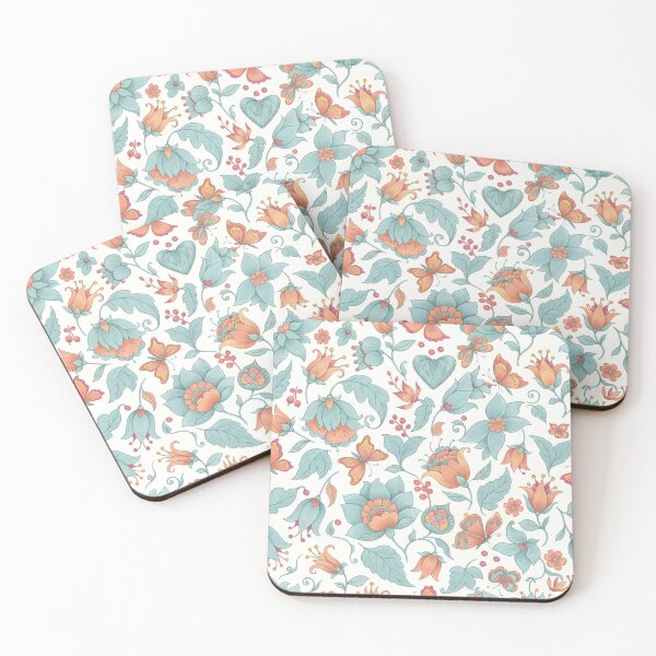 Item preview, Whimsical Garden – Butterflies & Blooms Seamless Pattern designed and sold by HolmeProud.