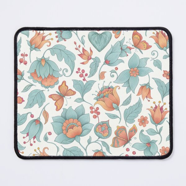 Item preview, Whimsical Garden – Butterflies & Blooms Seamless Pattern designed and sold by HolmeProud.