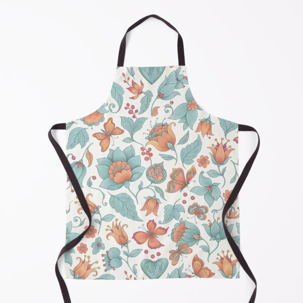 Item preview, Whimsical Garden – Butterflies & Blooms Seamless Pattern designed and sold by HolmeProud.