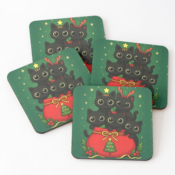 Item preview, Adorable Meowy Christmas Vibes designed and sold by Cat-loveparttime.