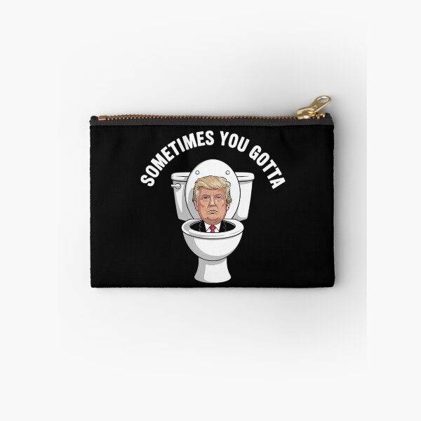 Item preview, Sometimes You Gotta Flush Twice Anti Trump Meme Parody  designed and sold by MonsterBuddiess.