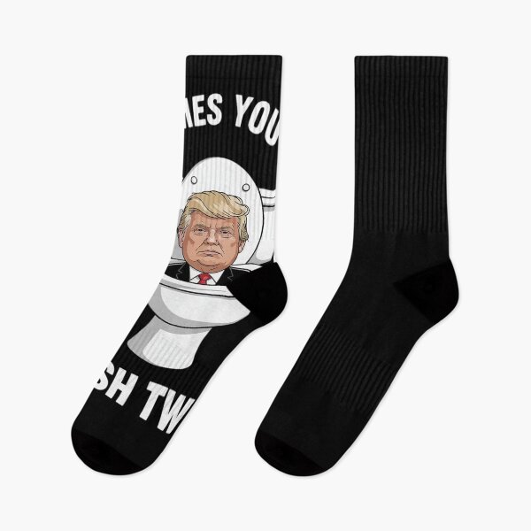 Item preview, Sometimes You Gotta Flush Twice Anti Trump Meme Parody  designed and sold by MonsterBuddiess.