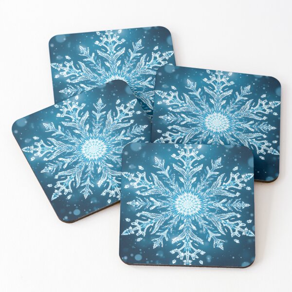 Item preview, Blue Frost – Crystal Snowflake Radiance designed and sold by Buttonquill.