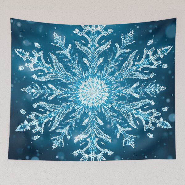 Item preview, Blue Frost – Crystal Snowflake Radiance designed and sold by Buttonquill.