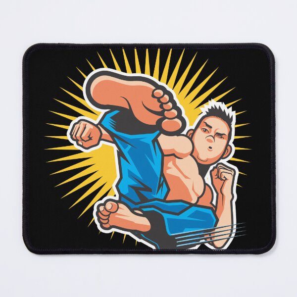 Item preview, Flying Kick Martial Arts Cartoon designed and sold by Vector-Artist.