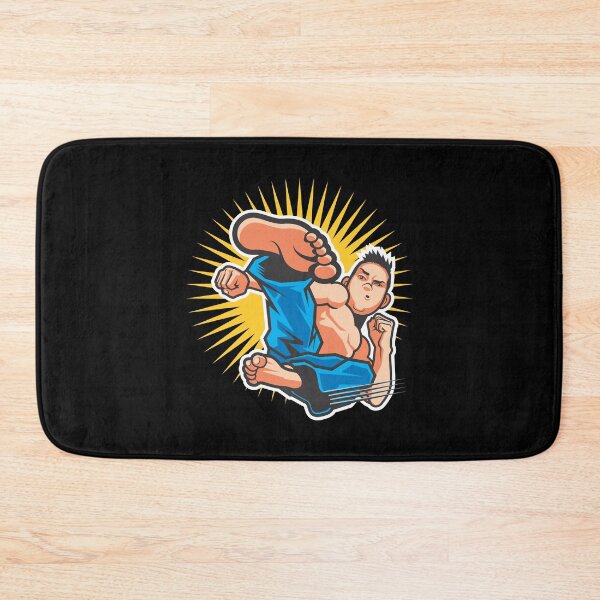 Item preview, Flying Kick Martial Arts Cartoon designed and sold by Vector-Artist.