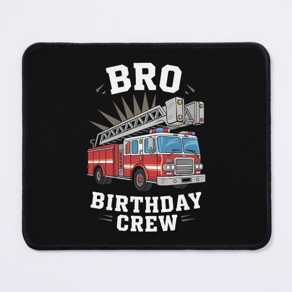 Item preview, Birthday Crew Fire Truck Firefighter designed and sold by cosmicncozyS.