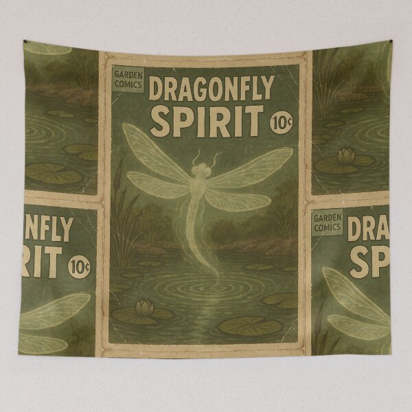 Item preview, Garden Folklore: Dragonfly Spirit designed and sold by bapupa.