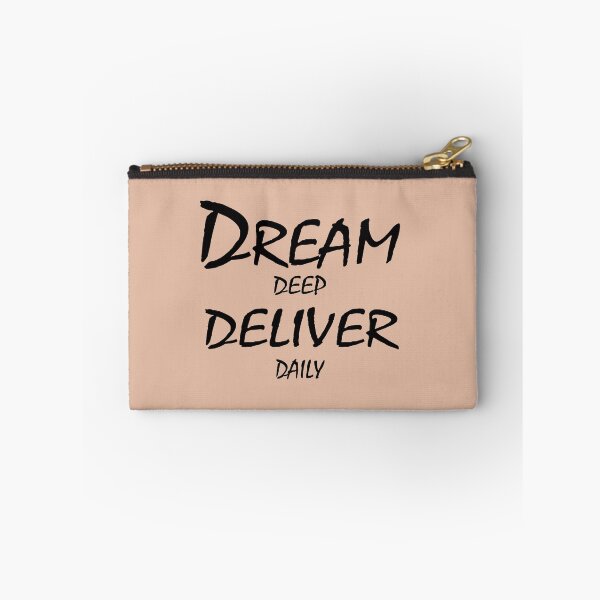 Item preview, Dream Deep, Deliver Daily – Motivational Discipline Quote Design designed and sold by ArtNestVerse.