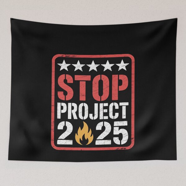 Item preview, Stop Project 2025 Anti Trump  designed and sold by MonsterBuddiess.