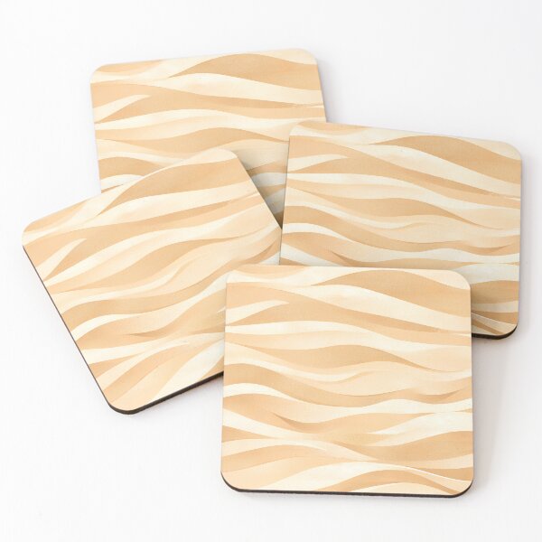 Item preview, Minimal Desert Dunes Pattern – Soft Beige Waves, Warm Sand Texture & Modern Organic Design designed and sold by Windy-market.