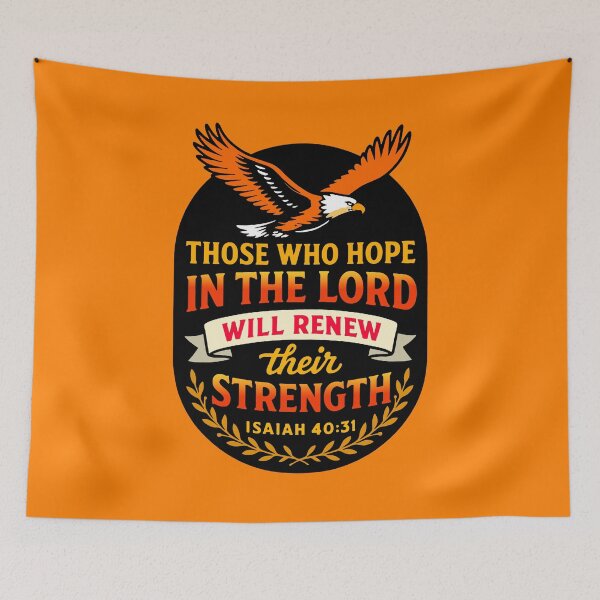Item preview, Isaiah 40:31 Those Who Hope In The LORD Will Renew Their Strength designed and sold by plushism.