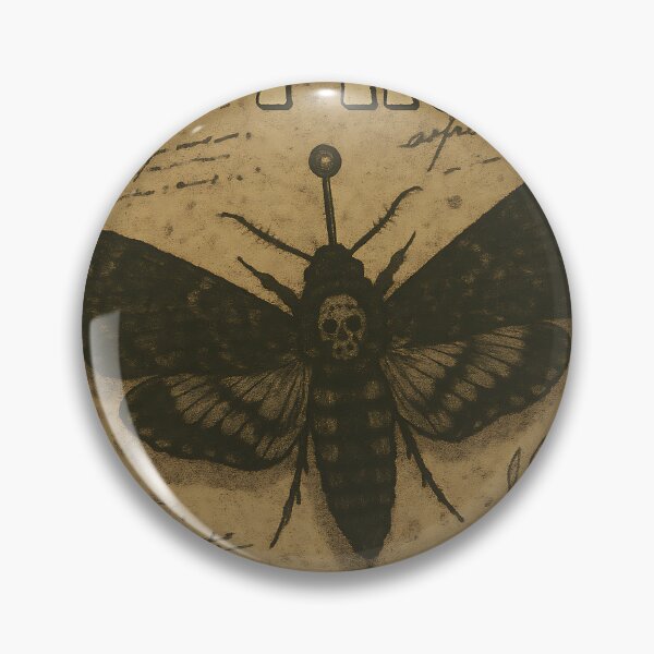 Item preview, Gothic Ephemera: Moth Pin designed and sold by bapupa.