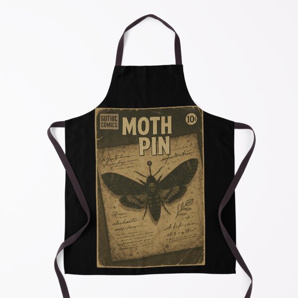 Item preview, Gothic Ephemera: Moth Pin designed and sold by bapupa.