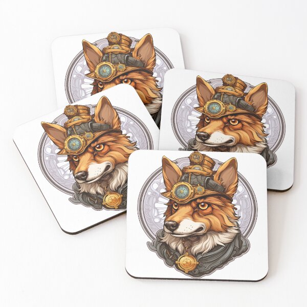 Item preview, Steampunk The Clockwork Wolf Inventor designed and sold by RBCreates.