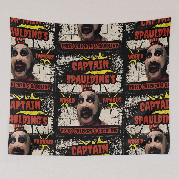 Item preview, Vintage / Retro Captain Spaulding House of 1000 Corpses Horror Movie Gifts designed and sold by Strong Paw Apparel.