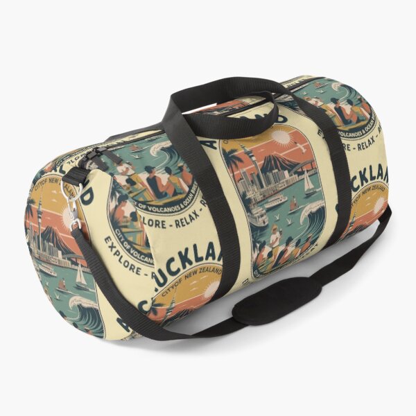 Item preview, Auckland, New Zaland, Vintage View, City of Volcanoes and Ocean Breeze designed and sold by UrbanGraphixs.