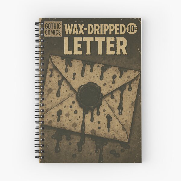 Item preview, Gothic Ephemera: Wax-Dripped Letter designed and sold by bapupa.