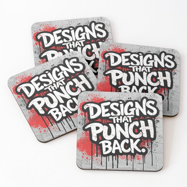 Item preview, Designs That Punch Back - Graffiti, Bold Designer Street Art designed and sold by ConfuseLab Alt.