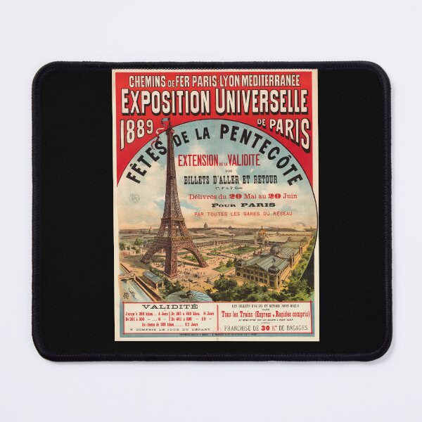 Item preview, Vintage 1889 Paris Exposition Universelle Poster | Eiffel Tower Art Nouveau | French Revolution Centennial Art Print | World's Fair designed and sold by artofuniverse.