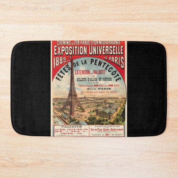 Item preview, Vintage 1889 Paris Exposition Universelle Poster | Eiffel Tower Art Nouveau | French Revolution Centennial Art Print | World's Fair designed and sold by artofuniverse.