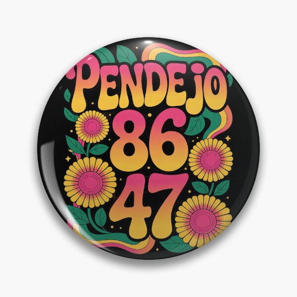 Item preview, Subtle groovy Pendejo Floral anti-Trump 8647 5  designed and sold by MonsterBuddiess.