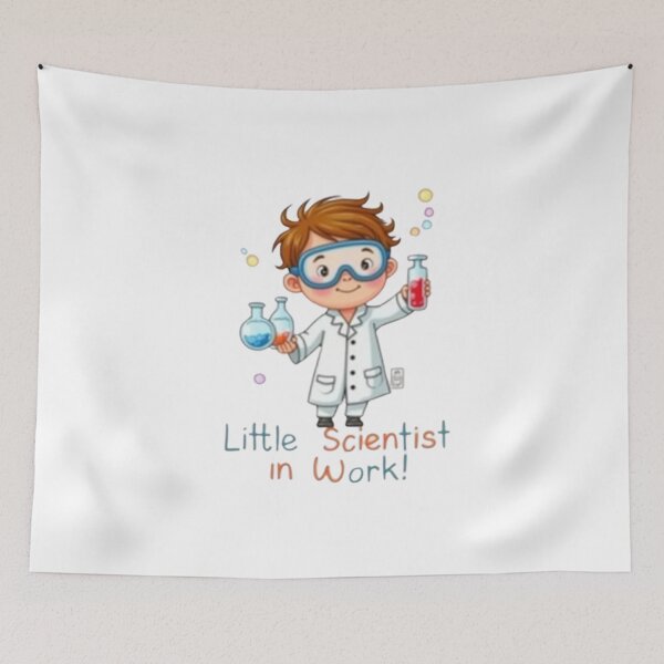 Item preview, Little Scientist at Work” – Cute Kids Science Design | STEM-Inspired T-Shirt, Hoodie, Mug, Tote & More designed and sold by CallisC-Arts.