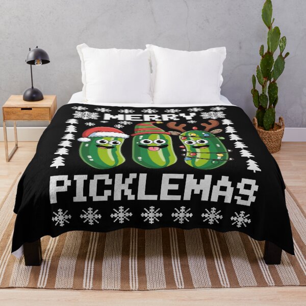 Item preview, Merry Picklemas Pickle Ugly Christmas Sweater Men Women designed and sold by clothesy7.